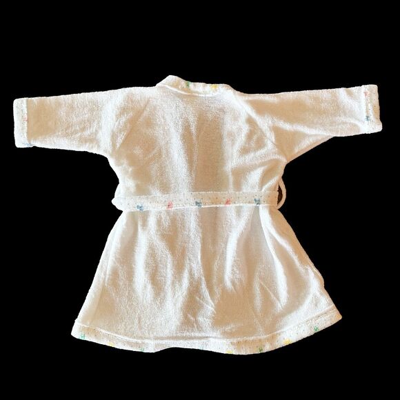 Vintage 80s Baby Bathrobe with Rocking Horse - Picture 2 of 4